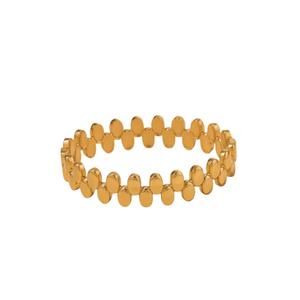 NEW AKALIA women's waterproof 18k plated dot round bracelet in gold